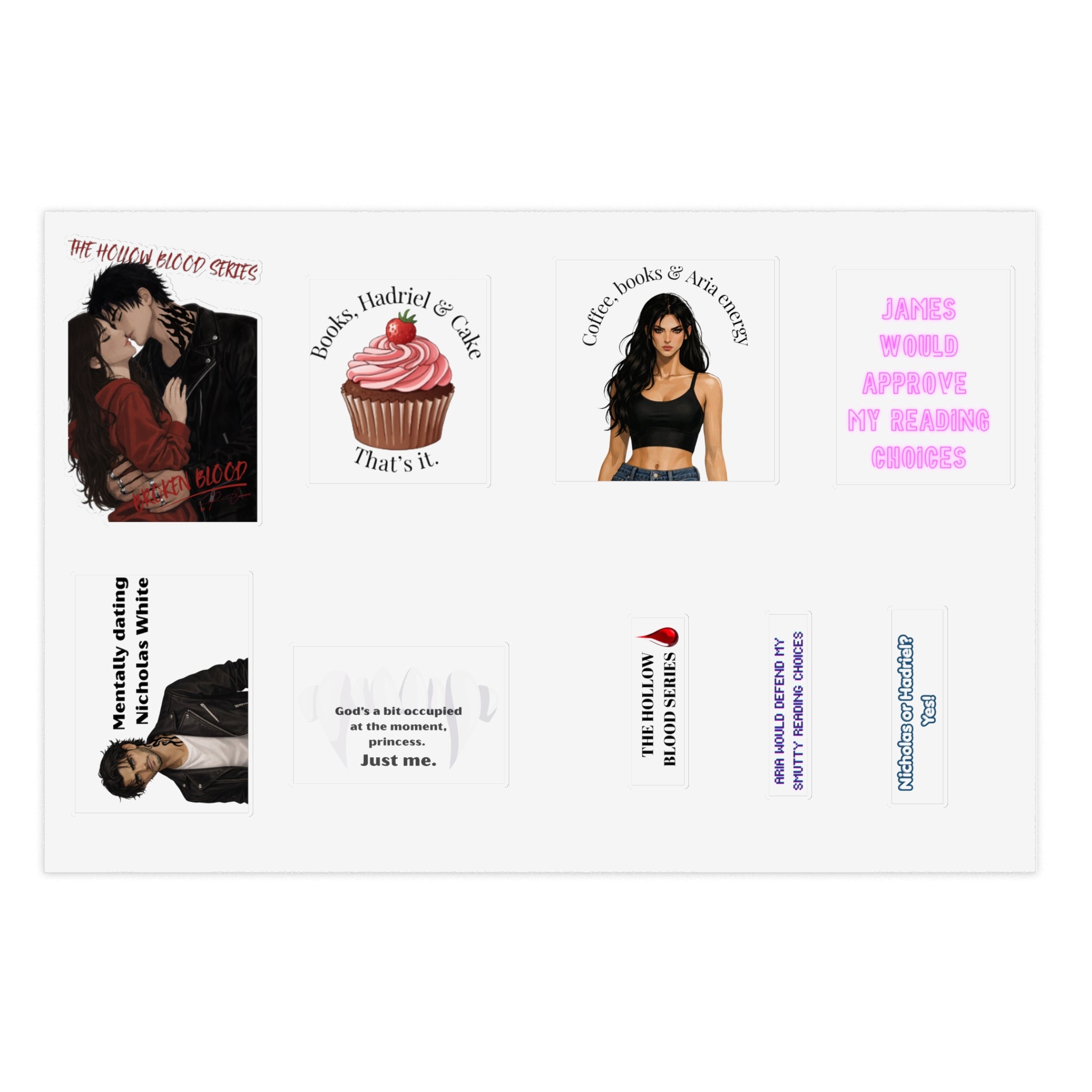 HOLLOW BLOOD SERIES Sticker Sheet